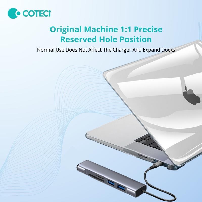 Case crystal shell macbook air case transparant cover macbook pro m1 m2 m3 13 14 15 16inch Laptop 4