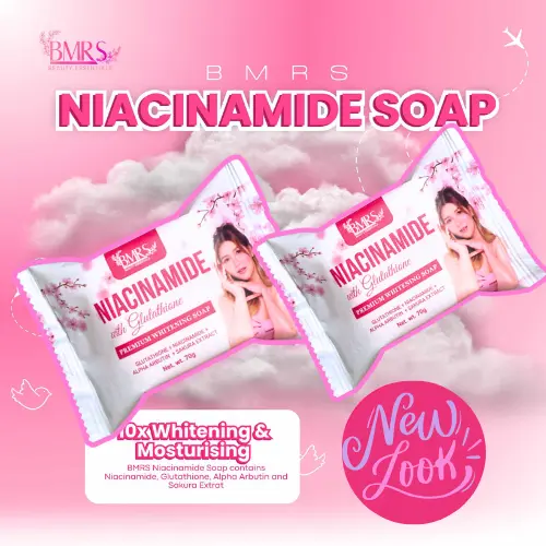 bmrs niacinamide with glutathione soap BMRS