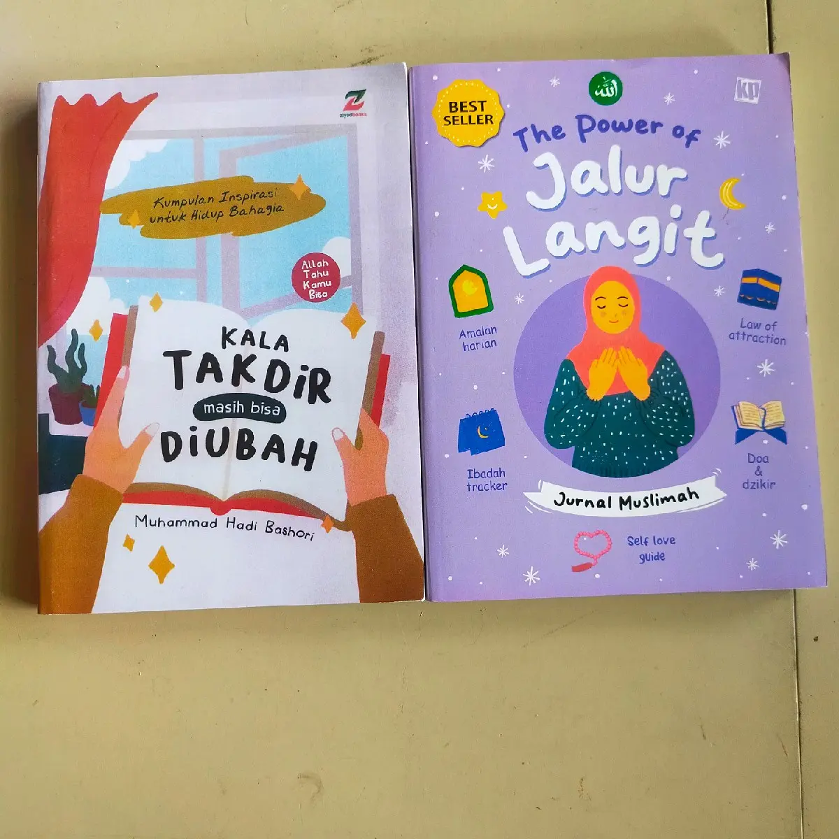 PAKET 2 BUKU MOTIVASI ISLAM / THE POWER OF JALUR LANGIT / KALA TAKDIR MASI BISA DI UBAH / RISALAH DOA