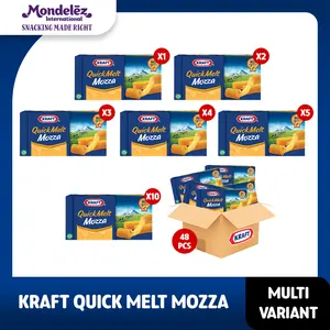 Kraft Quick Melt Mozza 150g, Keju Cheddar Olahan