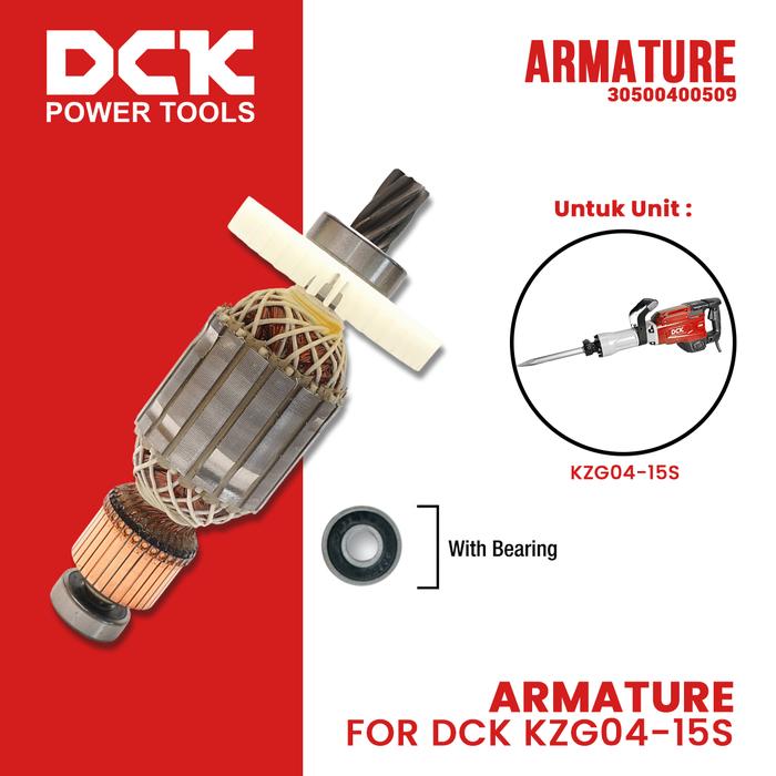 Gambar Armature/Angker untuk Mesin Bobok KZG/DZG/AZG04-15S dari DCK Power Tools Indonesia Kota Administrasi Jakarta Barat Tokopedia