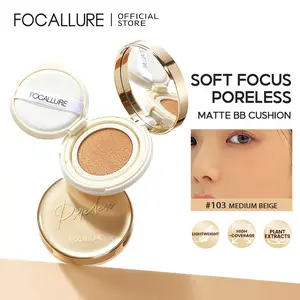 [Official] FOCALLURE Poreless BB Cushion Full Coverage Foundation #GoldenAge