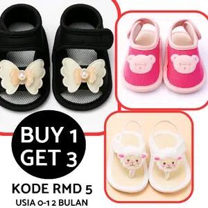 paket 3 pasang/ usia 0-12 bulan  baby shoes prewalker