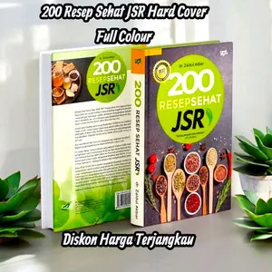 Buku 200 Resep Sehat JSR Hard Cover oleh dr.Zaidul Akbar(Warna Berkualitas)