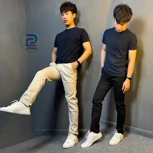 Celana chinos pria Panjang twill stretch slimfit adem nyaman dipakai kerja & nongkrong stylish