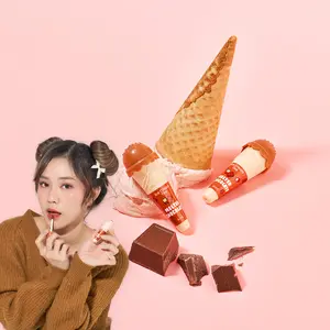 Jessie Beauty Liptint Stain - Ice Cream Tint Melted Chocolate  Bibir Kosmetik
