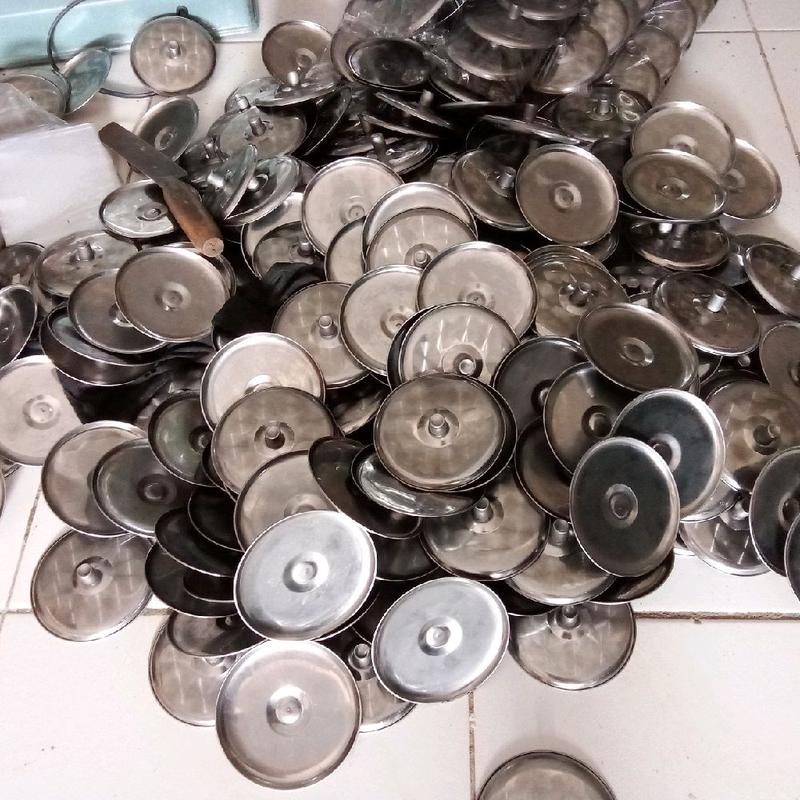 Tutup gelas stainless 6 pcs D8 cm 1