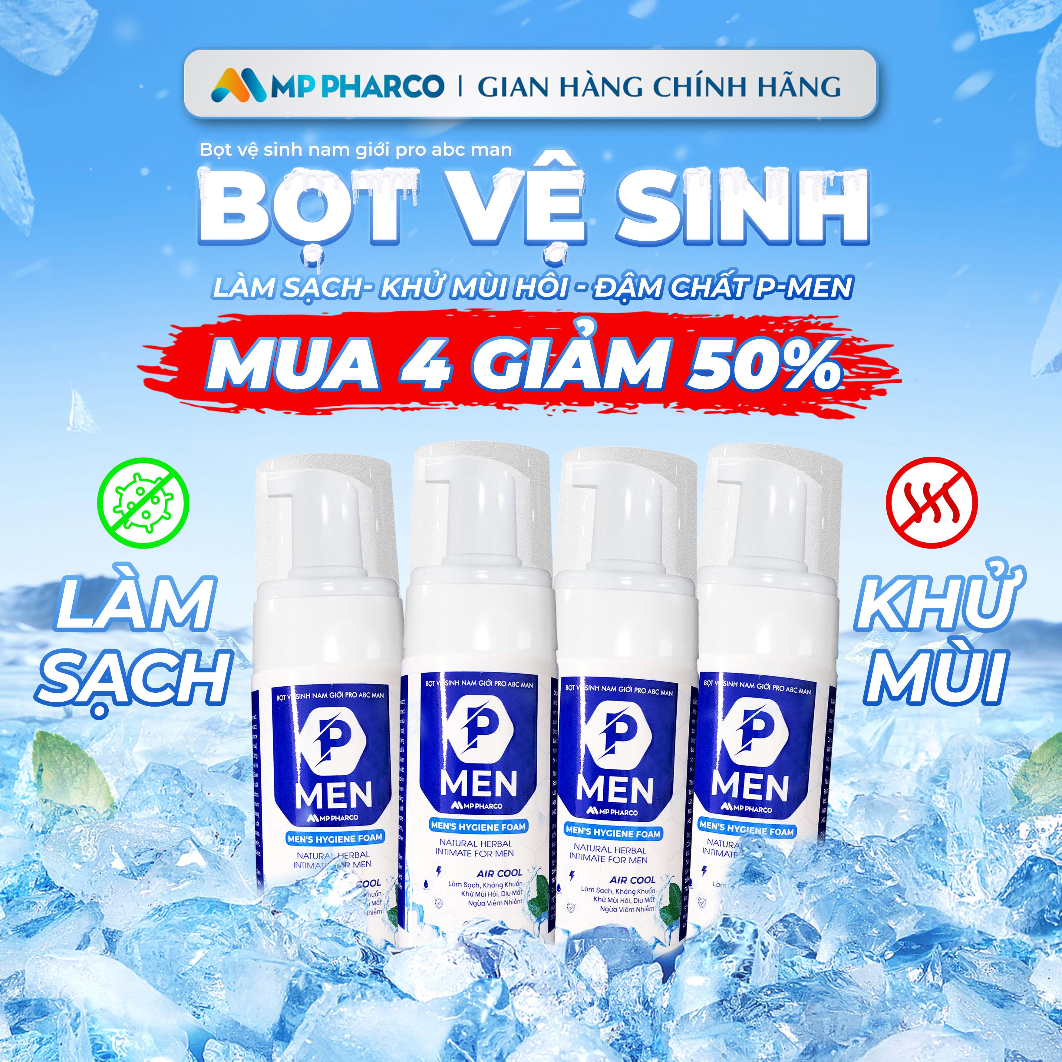 V71 (P MEN ) Bọt Vệ Sinh Nam Giới PRO ABC MAN -Dung dịch vệ sinh nam tạo bọt the mát hương nước hoa 100ML
