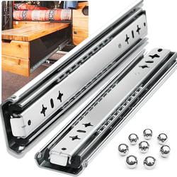 SLIDEWAY Heavy Duty Locking Drawer Slides Full Extension Ball Bearing SLIDEWAY Heavy Duty Locking Drawer Slides Full Extension Ball Bearing