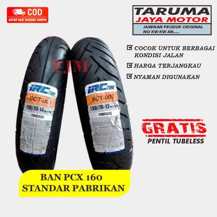 Jual IRC SCT-006 110/70-14 SCT-007 130/70-13 Tubeless Ban Luar