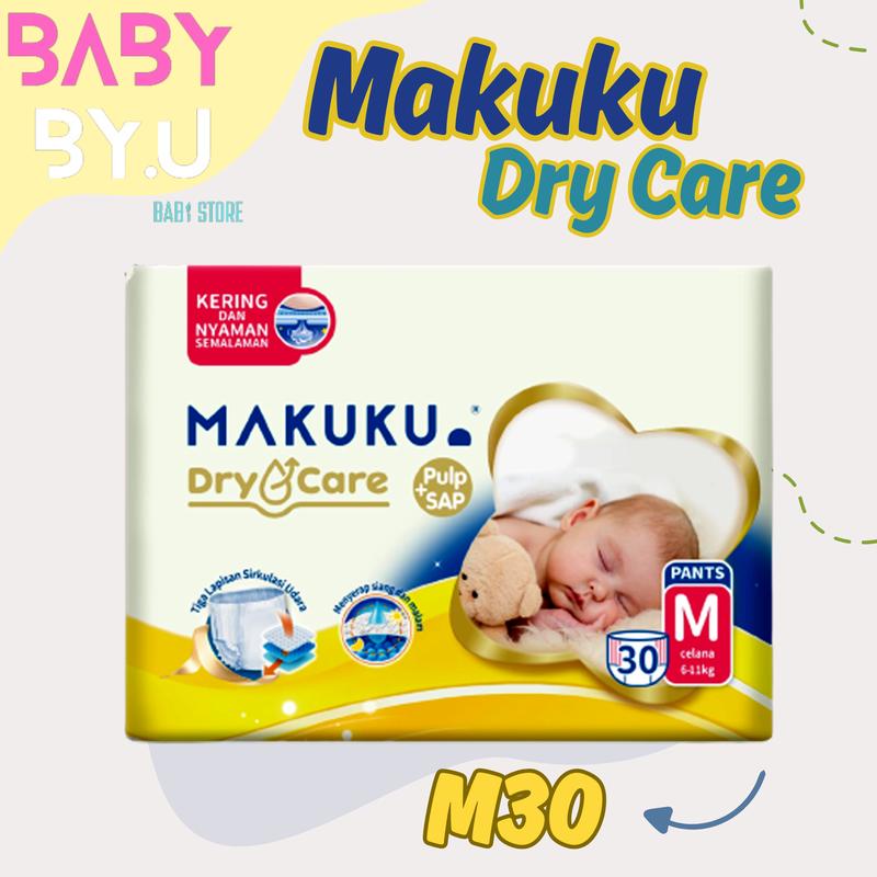 MAKUKU DRY CARE JUMBO DIAPERS PANTS NBSS Popok 5