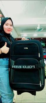 Product Review of Polo Ben Size 24 Inch Koper Kain Kanvas Original Bagasi Premium from C**r A**✅ 2