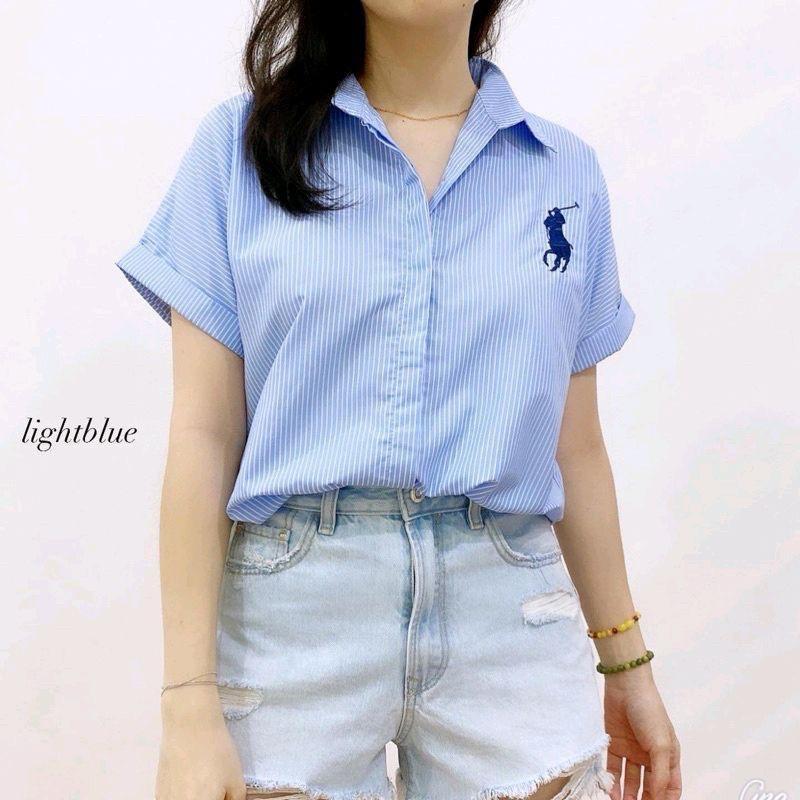 KEMEJA SALUR POLOO BORDIR / KEMEJA WANITA CASUAL 3
