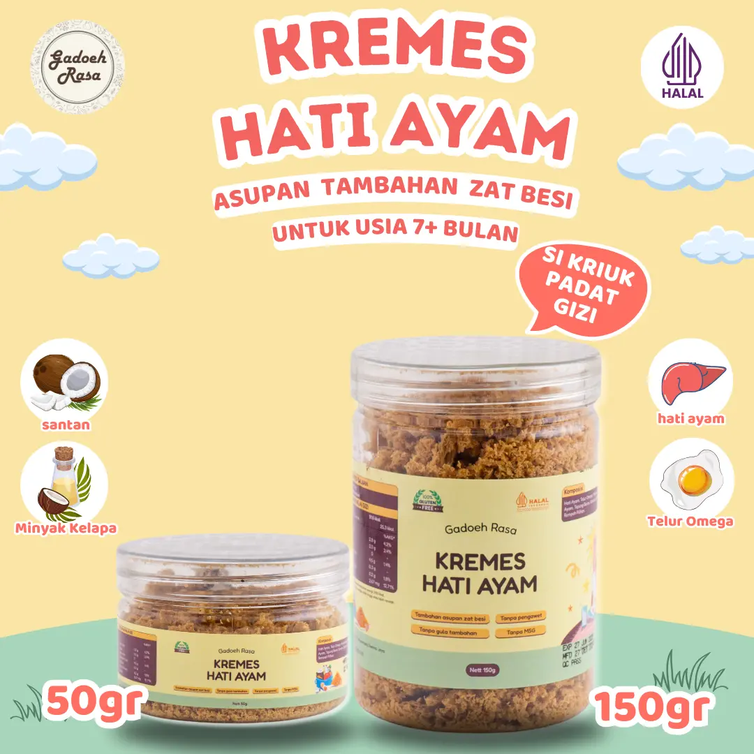 Kremes Hati Ayam Premium Gadoeh Rasa Food