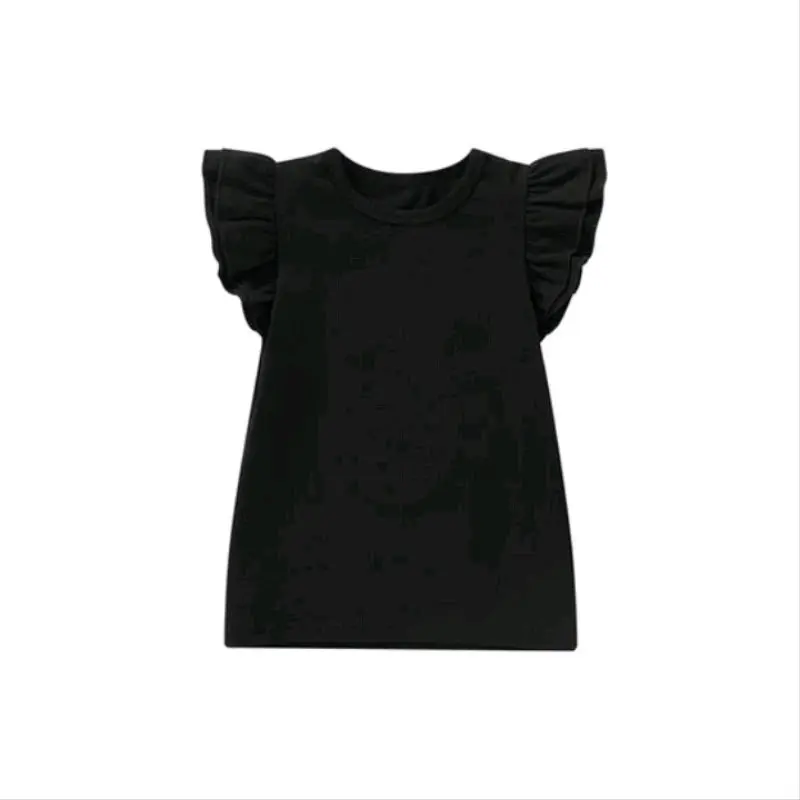 BAJU ATASAN ANAK CEWEK TSHIRT RUFFLE  USIA 6 BULAN - 3 TAHUN Perempuan 1