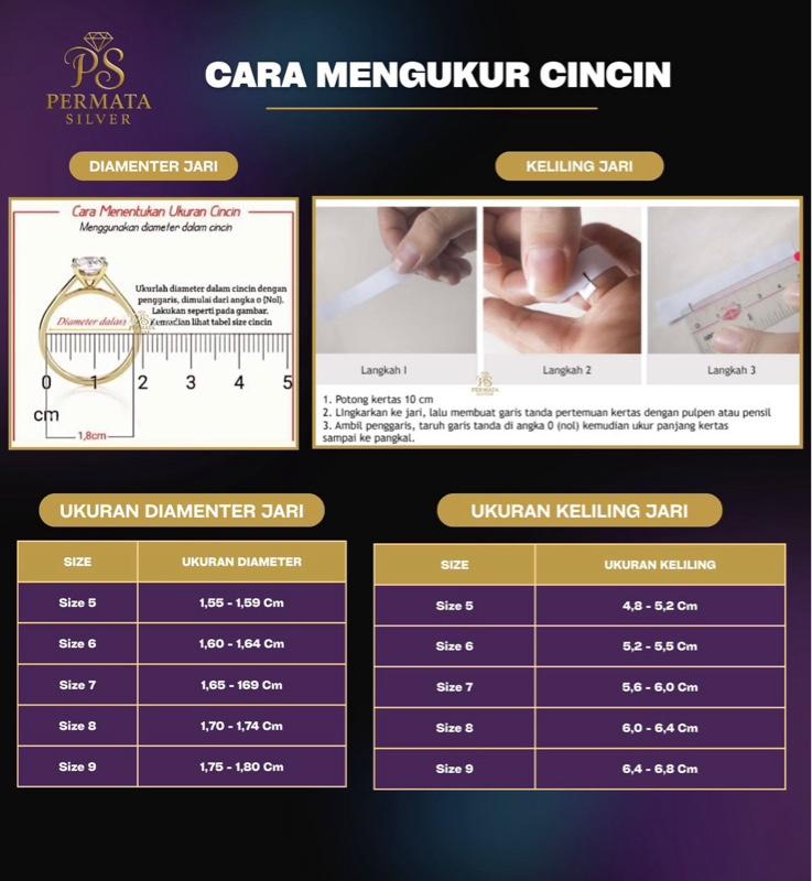 CINCIN COUPLE DEWASA warna GOLD dan SILVER