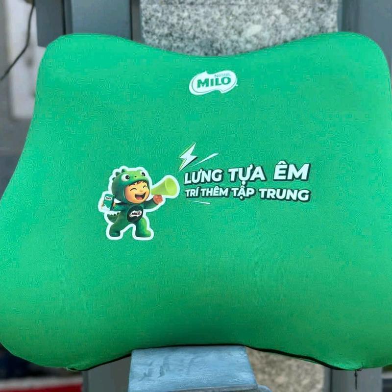 gối tựa lưng siêu mềm milo