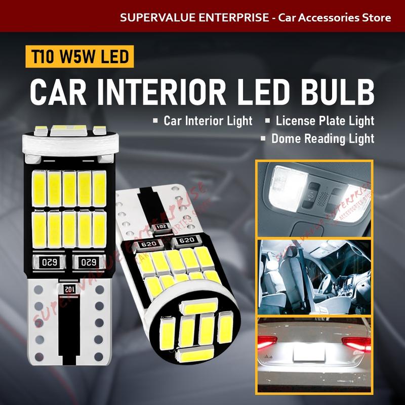 1PCS Mentol LED T10 W5W 26SMD Canbus T10 LED Bulb LED Light - TikTok ...