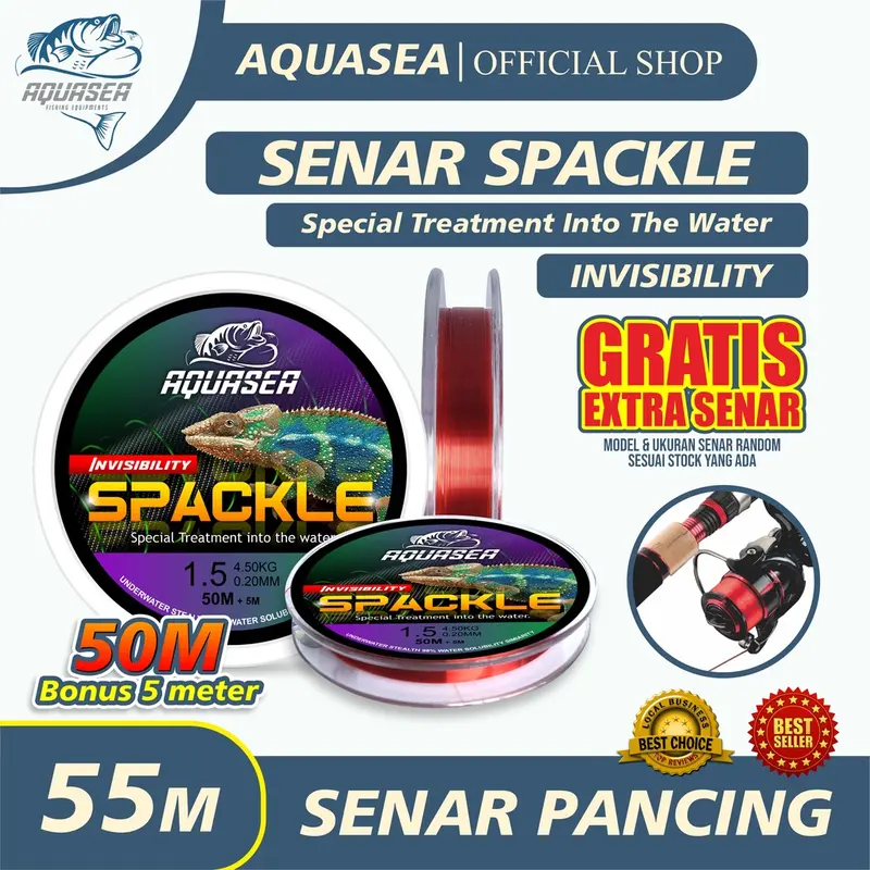 Aquasea - Senar Pancing Warna Merah Nilon Garis Fishing Line Memancing Garis Sub Utama Senar Pancing Ikan Line Fishing Speckle Bunglon Senar Pancing Nilon Senar Titik Tak Terlihat Garis Invisible Line Nylon 0