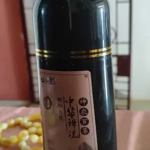 ZEIN Black Hair Shampoo Sampo Herba Penghitam Rambut Permanen Penutup dan Penghilang Uban 500ML Menghitamkan Pewarna Kering Hitam Rambut