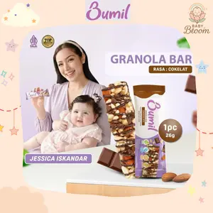 Bumil Granola Bar Cemilan Sehat Bergizi Untuk Ibu Hamil & Menyusui Snack Bar Rasa Chocolate