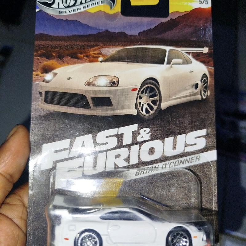 Hotwheels fast and furious toyota supra brian o'conner Anak Mainan Mobil 1