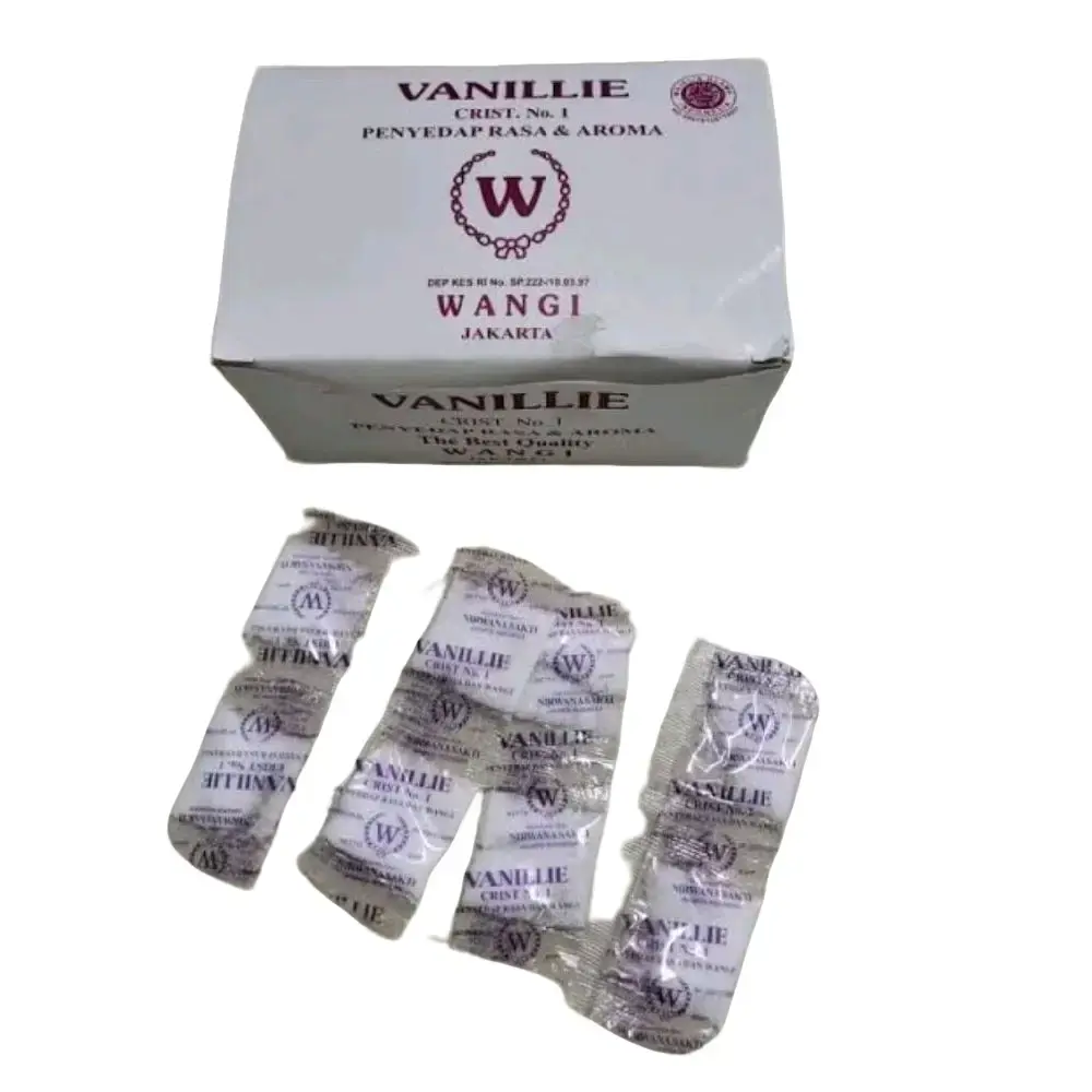 VANILIE VANILA BUBUK WANGI - PER 1 PCS - 2 GRAM // VANILA BUBUK // BAHAN KUE VANILA