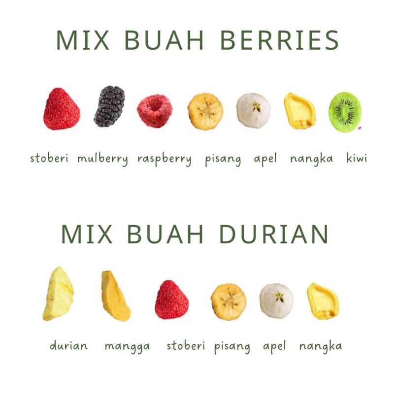 Buah Toples 800ml Crispy Snack Sayur | Keripik Buah | Buah Kering | Kripik Buah | Snack Buah | Cemilan Sehat | Keripik Strawberry | Freeze Dried Strawberry | Keripik Tin | Keripik Okra | Snack Sehat 2