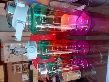 Product Review of FoodGrade Botol Beranak 2 Liter + 1000ml + 500ml Botol Minum Viral 1 set BPA FREE Plastik Putih Sedotan Bottles Kitchenware from S**i 1