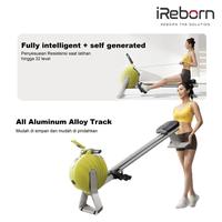 Gambar Rowing Machine iReborn Q8 - Alat Fitness Gym Olahraga Rumahan - Yellow dari IReborn Kota Administrasi Jakarta Utara 5 Tokopedia