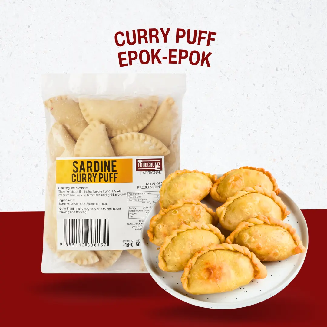 Sardine Curry Puff 500g (Halal Frozen)