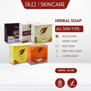SR12 Sabun Herbal Pembersih Kulit Wajah Dan Badan Sabun Bulus Gatal Kulit Coffee Soap Flek Hitam Bekas Jerawat Milky Rice Honey Soap Jerawat Komedo