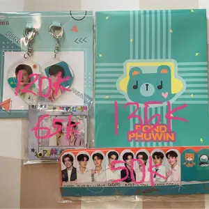 [READY STOCK] OFFICIAL MERCH GMMTV PONDPHUWIN KEYCHAIN STICKYNOTES WE ARE POSTCARD WITH FRAME