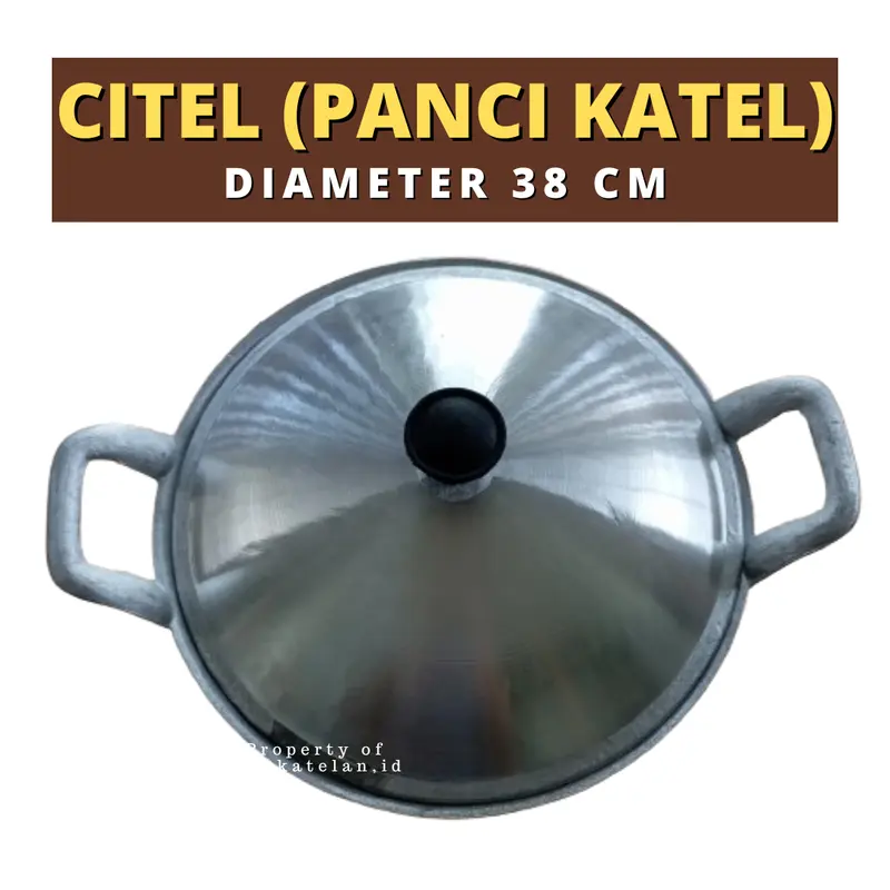 Citel Panci Katel Ukuran 16  - Citel Kuping - Panci Nasi Liwet 2