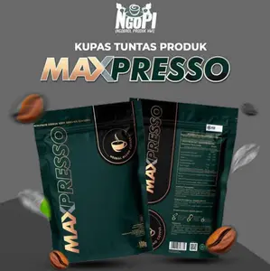 NgoPI Kopi Maxpresso HWI Original - Meningkatkan Konsentrasi & Fokus - Manfaat untuk Kinerja Otak - 100g Coffee Bubuk Robusta