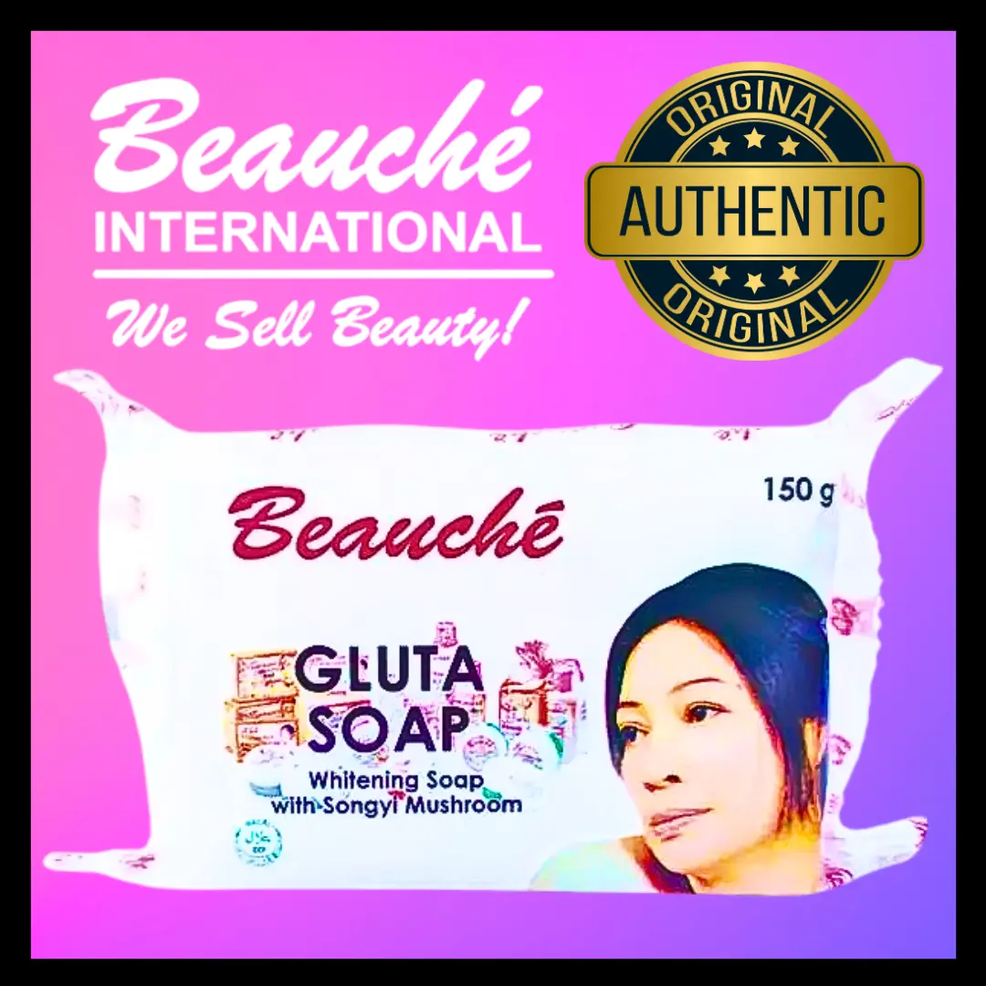 Beauche Gluta Soap 150g | Skin Whitening & Brightening Glutathione Bar | Moisturizing Face and Body Beauche Gluta Soap 150g | Skin Whitening & Brightening Glutathione Bar | Moisturizing Face and Body
