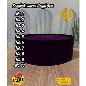 songkok  Motif warna tinggi 9cm anak sampai dewasa  Muslim