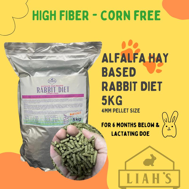 Fresh Look at Alfalfa Hay Based Rabbit Diet 4Kg Corn Free