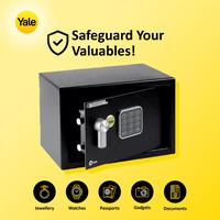Gambar Yale ELECTRONIC SAFE MEDIUM (Box Brangkas) YSV/250/DB1 dari Yale Home Indonesia Kota Administrasi Jakarta Barat 2 Tokopedia
