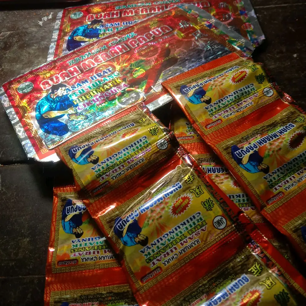 Buah merah kapsl, jamu herbal asam urat,