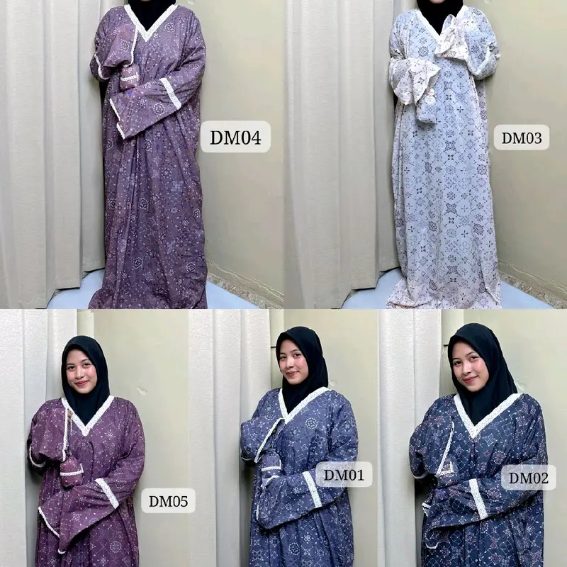 Abaya Daneera Motif Mini Pocket // Mukena Abaya Treveling // Abaya Mini Trevel // Abaya Treveling Polos 1