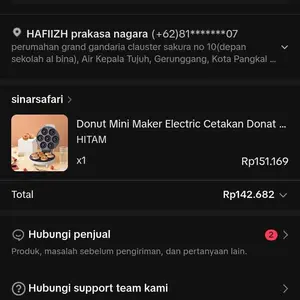 Donut Mini Maker Electric Cetakan Donat Mini Elektrik 7 Lubang Mesin