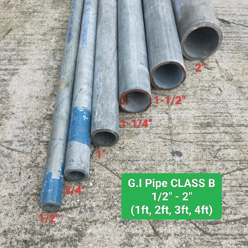 Galvanized Iron (GI) Pipe Class B 1/2