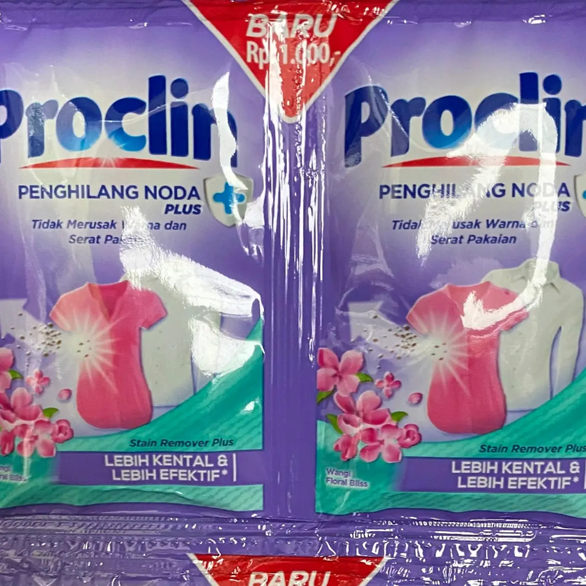 PROCLIN PENGHILANG NODA BAJU BERWARNA 24pcs kemasan 25 ml soklin