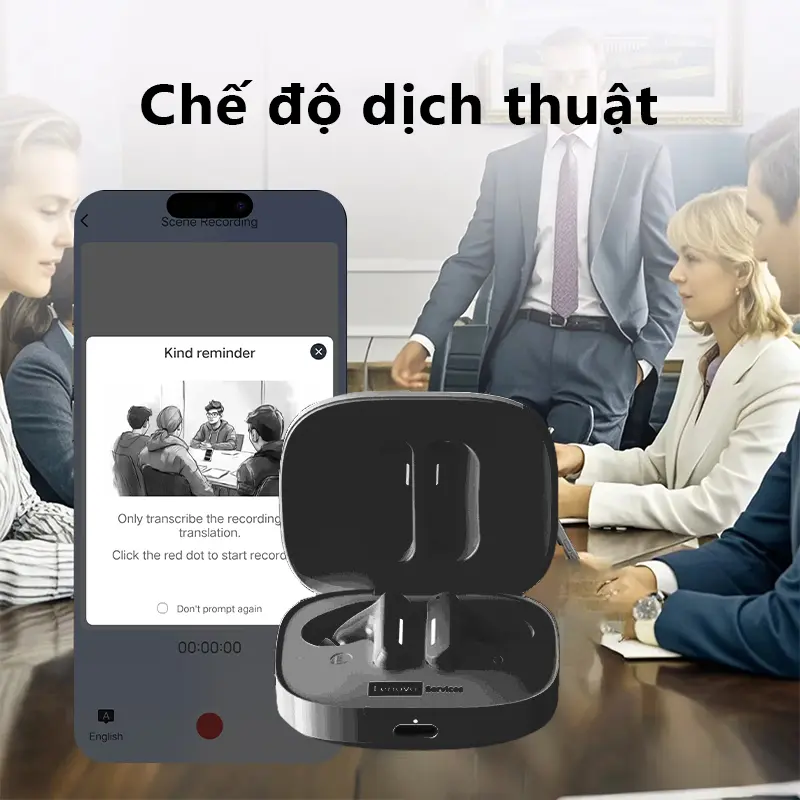 Tai nghe nhét tai nghe Bluetooth Lenovo LE209 AI, với chức năng Khử tiếng ồn chủ động, tăng cường cuộc gọi bằng giọng nói của AI, thời lượng pin 33 giờ, trình điều khiển 14,2mm | BigBuy360 - bigbuy360.vn
