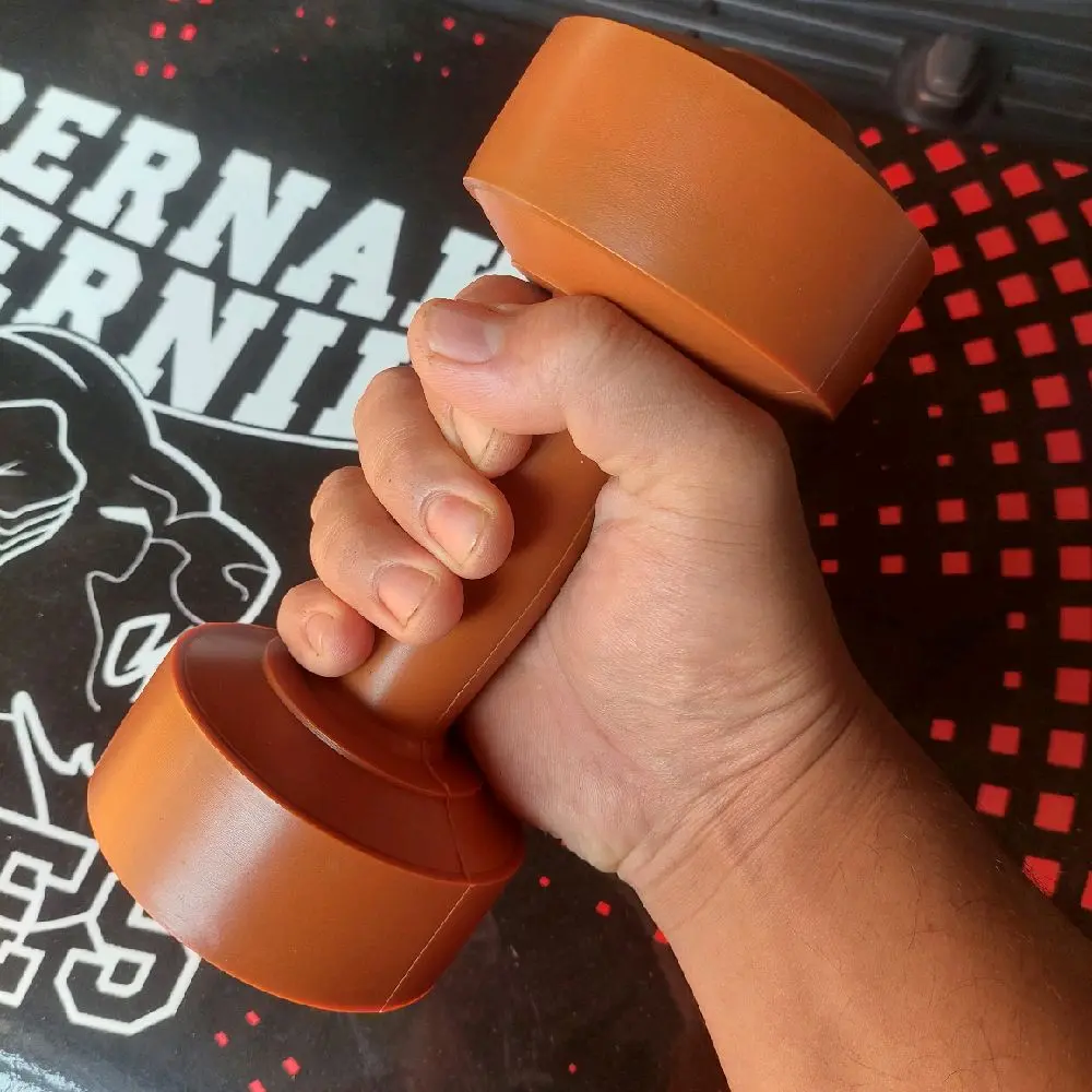 Dumble dumbel dumbell barbel barbell 2kg pvc sport gym fitness warna warni alat olahraga anak dewasa pria wanita