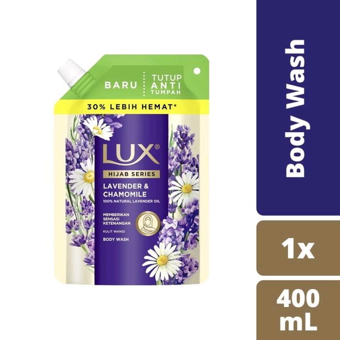 Lux bodywash sabun cair refil 400ml membersihkan badan Melembutkan Tubuh 2