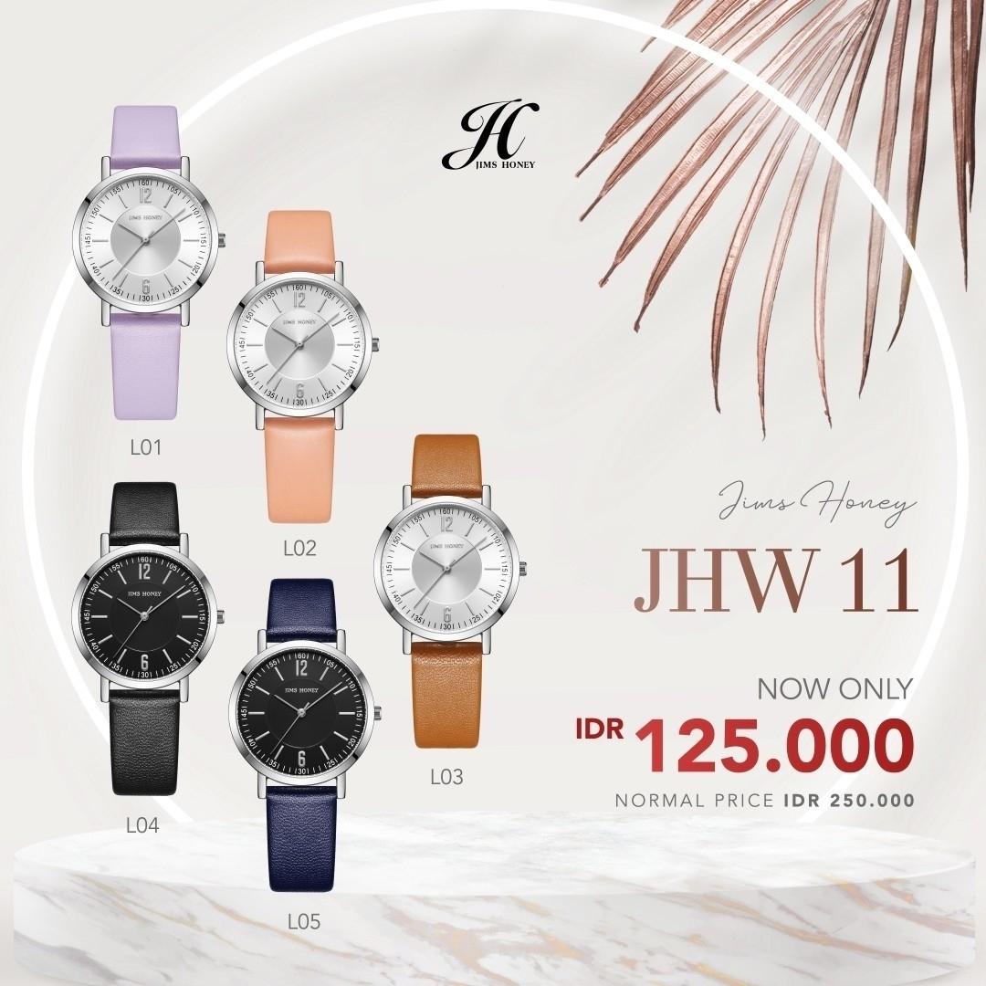 JIMS HONEY JAM TANGAN WANITA JHW 11 (FREE BOX + BATERAI)