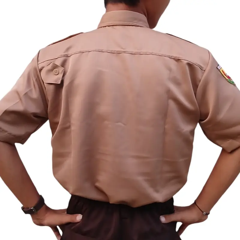 BAJU PRAMUKA PENGGALANG LAKI-LAKI LENGAN PENDEK BAHAN ELEMEN BERKUALITAS 2