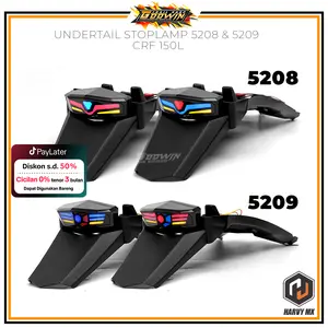 Undertail Stoplamp Spakbor Belakang Harvy MX CRF 150L 5208 5209 Plus Pad Laser LED Plus Flasher
